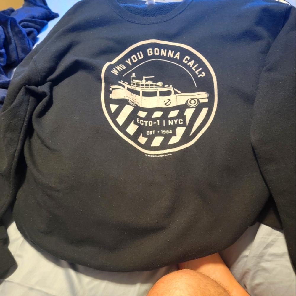 Ghostbusters who you gonna call Sweatshirt Large